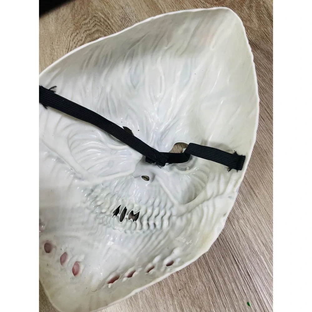 Scary Evil Clown Halloween Mask Adult Horror Costume Cosplay Prop White Red